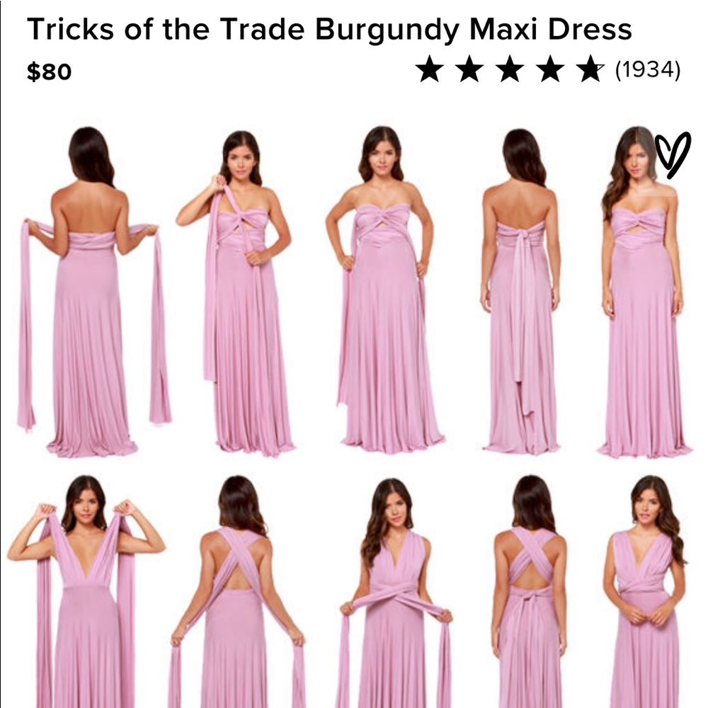 Lulu’s bridesmaids dress Black Med